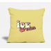 Ice Scream Parodi Washed Yellow Pillow